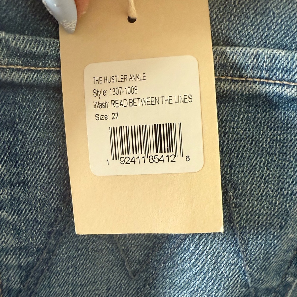 MOTHER jeans the hustler ankle mid rise size 27 NWT - Picture 12 of 16